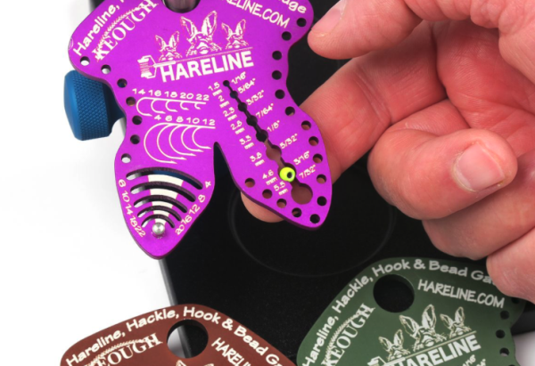 Hareline Hook, Hackle and Bead Gauge Hareline Hook, Hackle and Bead Gauge